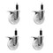 Service Caster 5'' Nylon Swivel 1-1/8'' Expanding Stem Caster Set Total Lock Brake, 4PK SCC-EXTTL20S514-NYS-118-4 - alternate 1